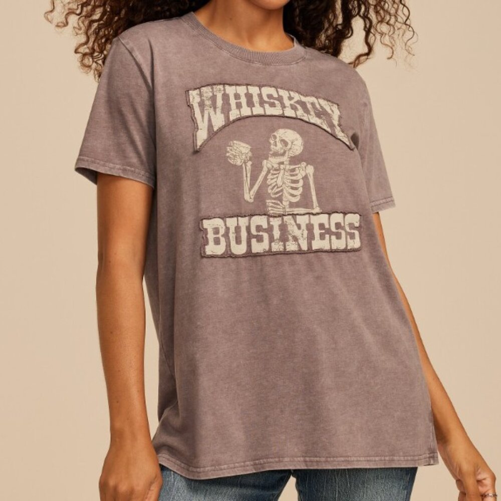 Maurices Whiskey Business Oversized Fit Tee - 0X - Picture 4 of 9
